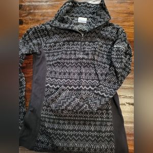 COLUMBIA WOMEN'S 1/4 ZIP COWEL FLEECE PULLOVER SZ S EXCELLENT CONDITION
